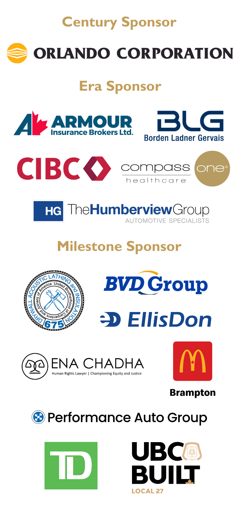 Our Sponsors